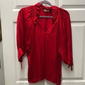 Sofia Red Blouse
